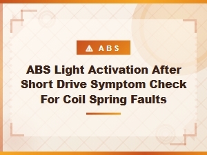 Abs Light Triggering After Short Drives