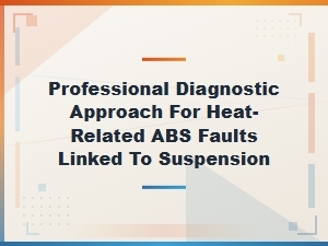 Detecting Heat-Related Abs Faults From Suspension Conditions